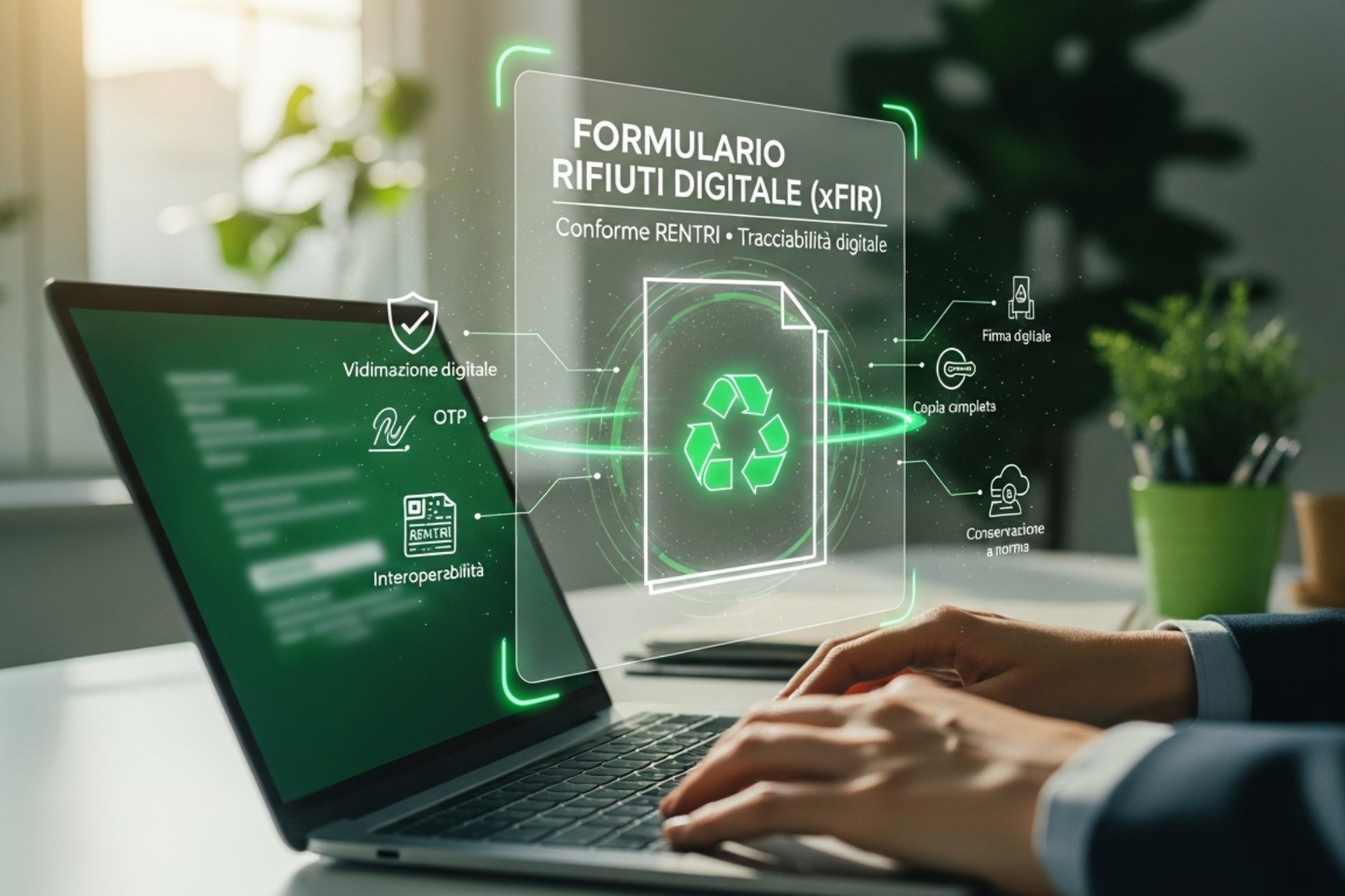 Formulario rifiuti digitale xFIR