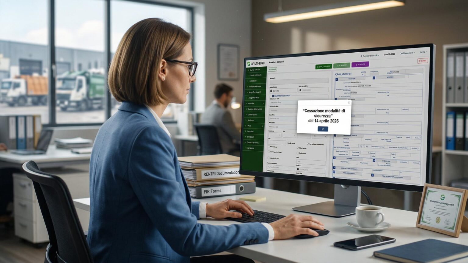 RENTRI cessazione modalità sicurezza